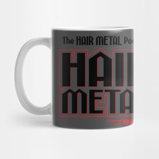 Hair Metal Black & Red Mug